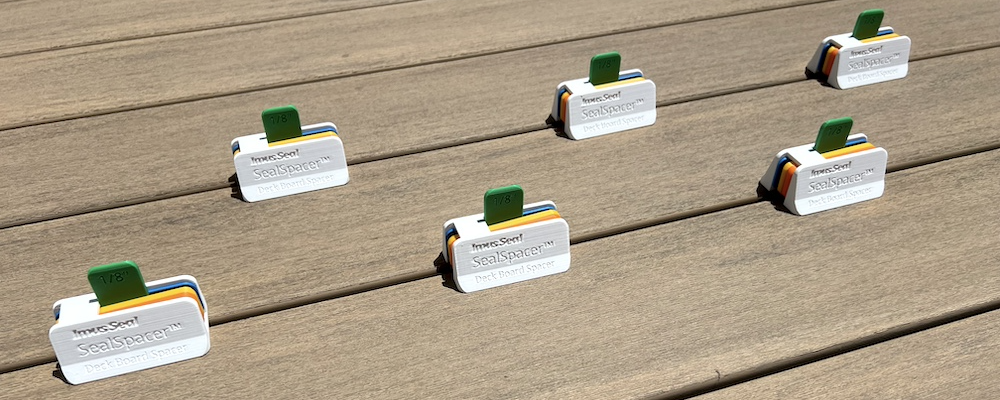 Imus Seal SealSpacer Deck Board Spacers in between decking boards