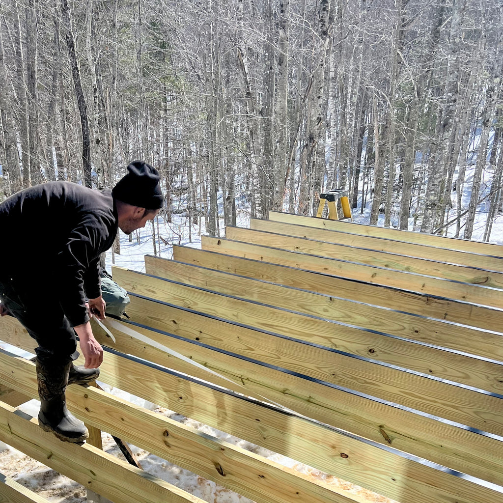Imus Seal Butyl Joist Tape Non-Skid cold weather installation