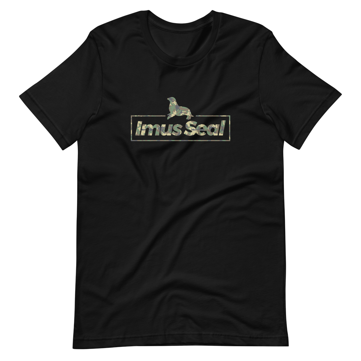 Imus Seal Camouflage Short Sleeve T-Shirt - Black