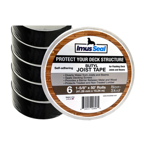 Imus Seal Butyl Joist Tape Non-Skid 1-5/8 inch 6 Rolls