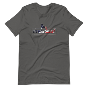 Imus Seal American Flag Short Sleeve T-Shirt - Gray