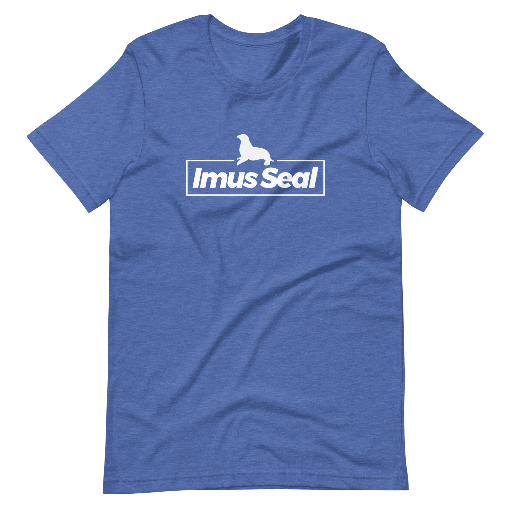 Imus Seal Short Sleeve T-Shirt - Heather Blue